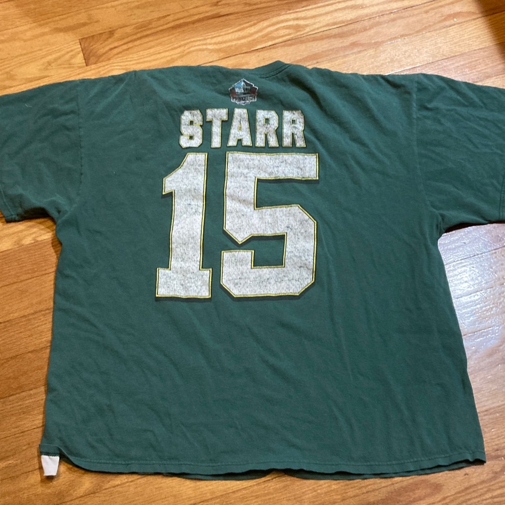 Bart Starr Green Bay Packers Green T-Shirt 2XL
